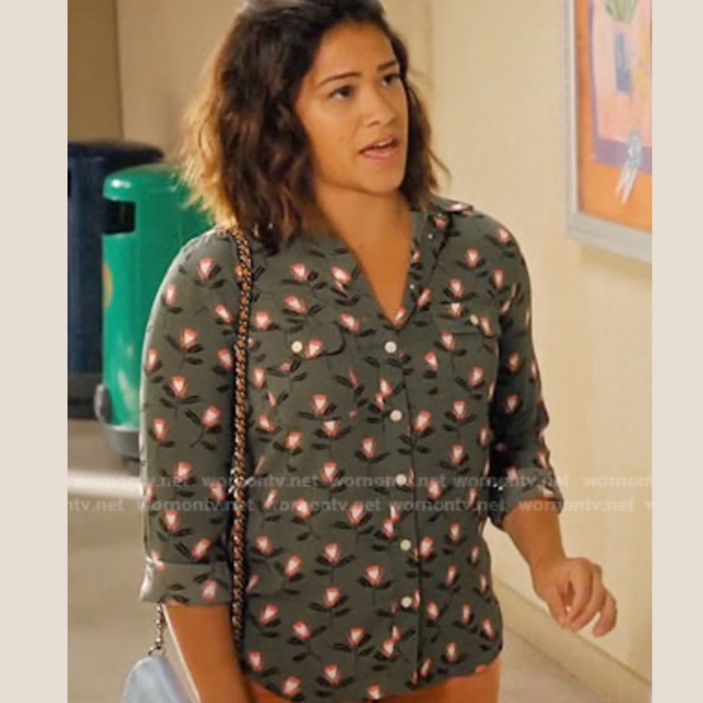 LOFT utility blouse